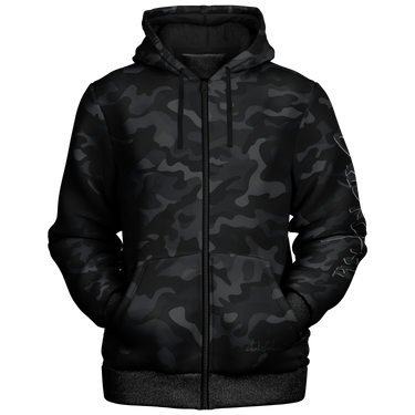 Chokefish™ Microfleece Zip-Up Hoodie Camouflage-023